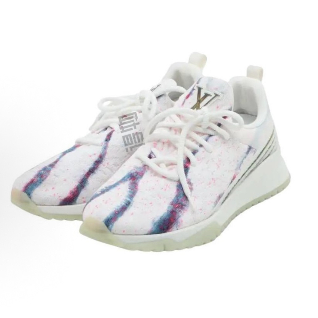 未使用 LouisVuitton/路易威登 AM 611578 V.N.R 白粉扎染运动鞋