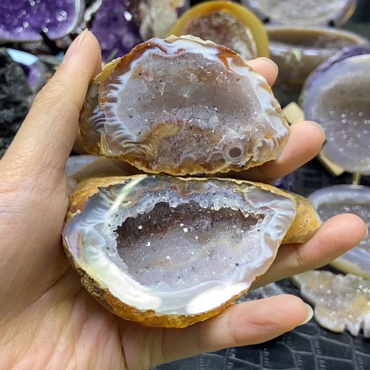 水晶蚕丝盆未镶嵌