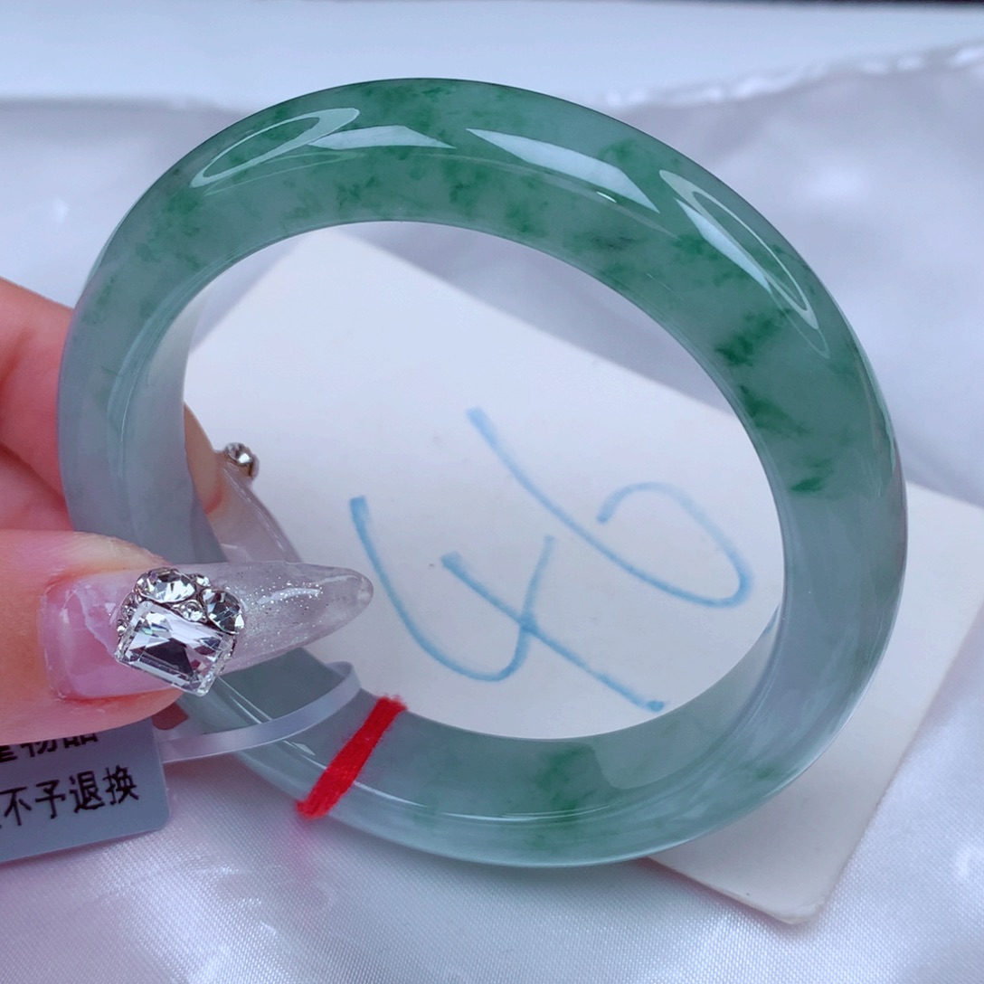 翡翠手镯未镶嵌天然缅甸翡翠A货手镯