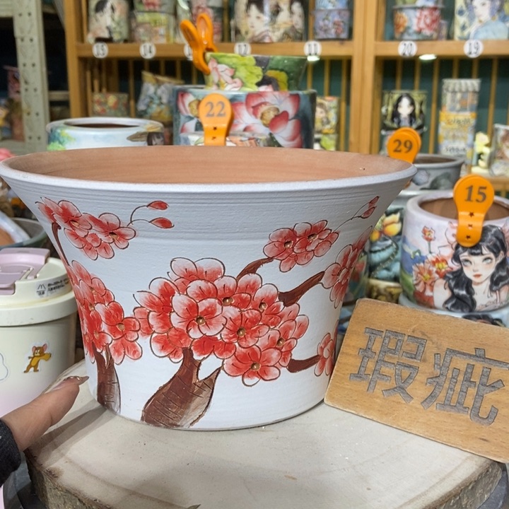 红陶景德镇艺术手绘作品