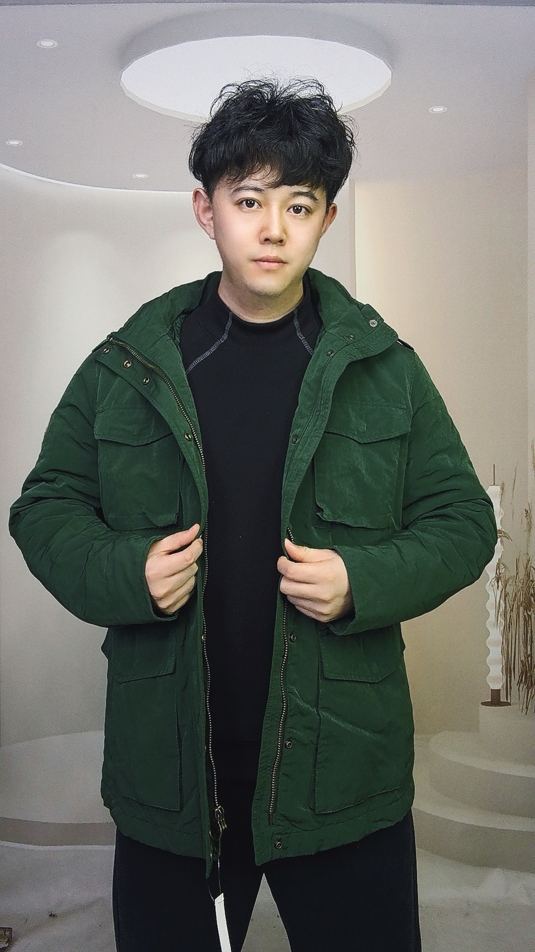 2025冬季新款男款纯色保暖棉衣棉服YZ-G20款