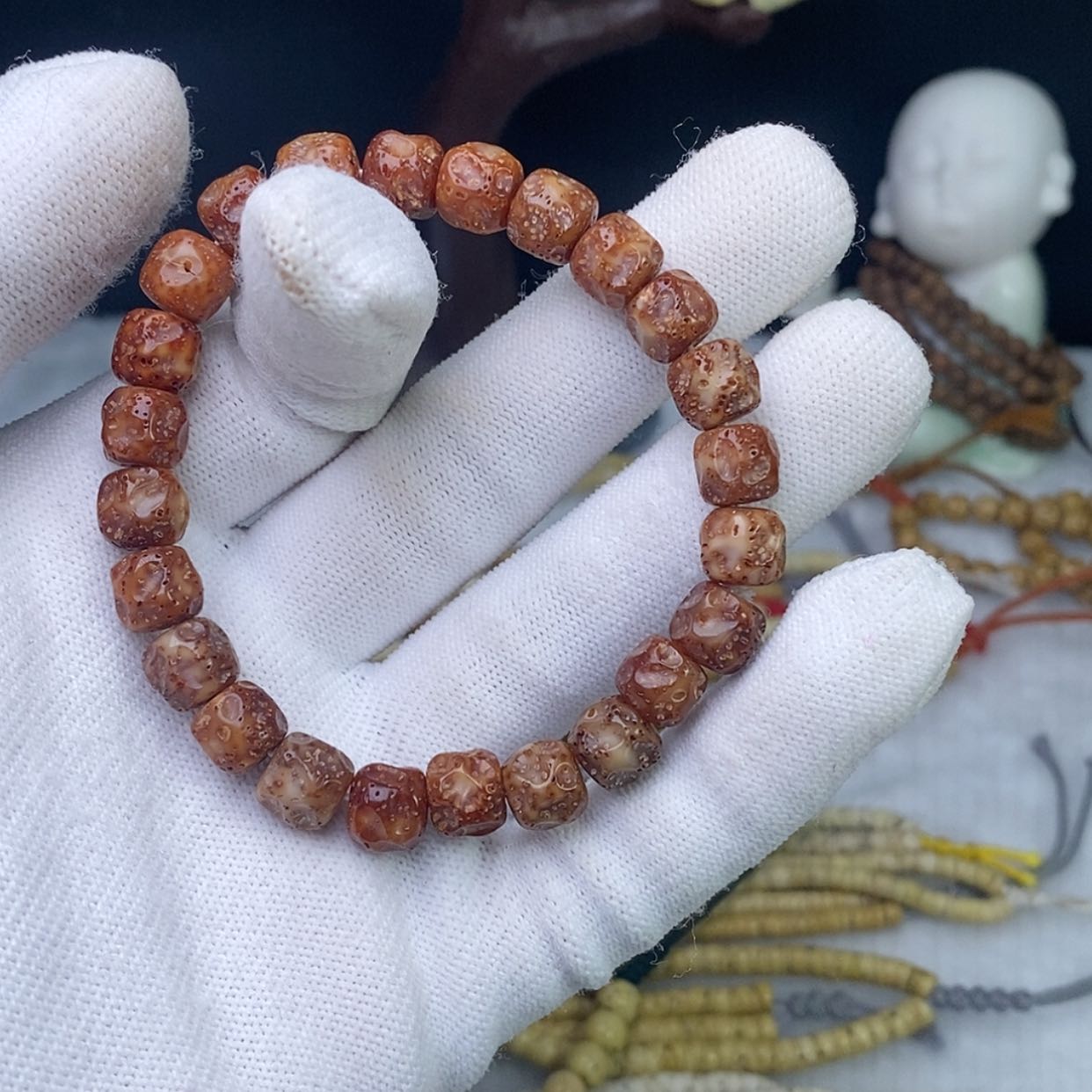 【闪购商品】星月菩提手串好**觉卡9果冻料无相单圈