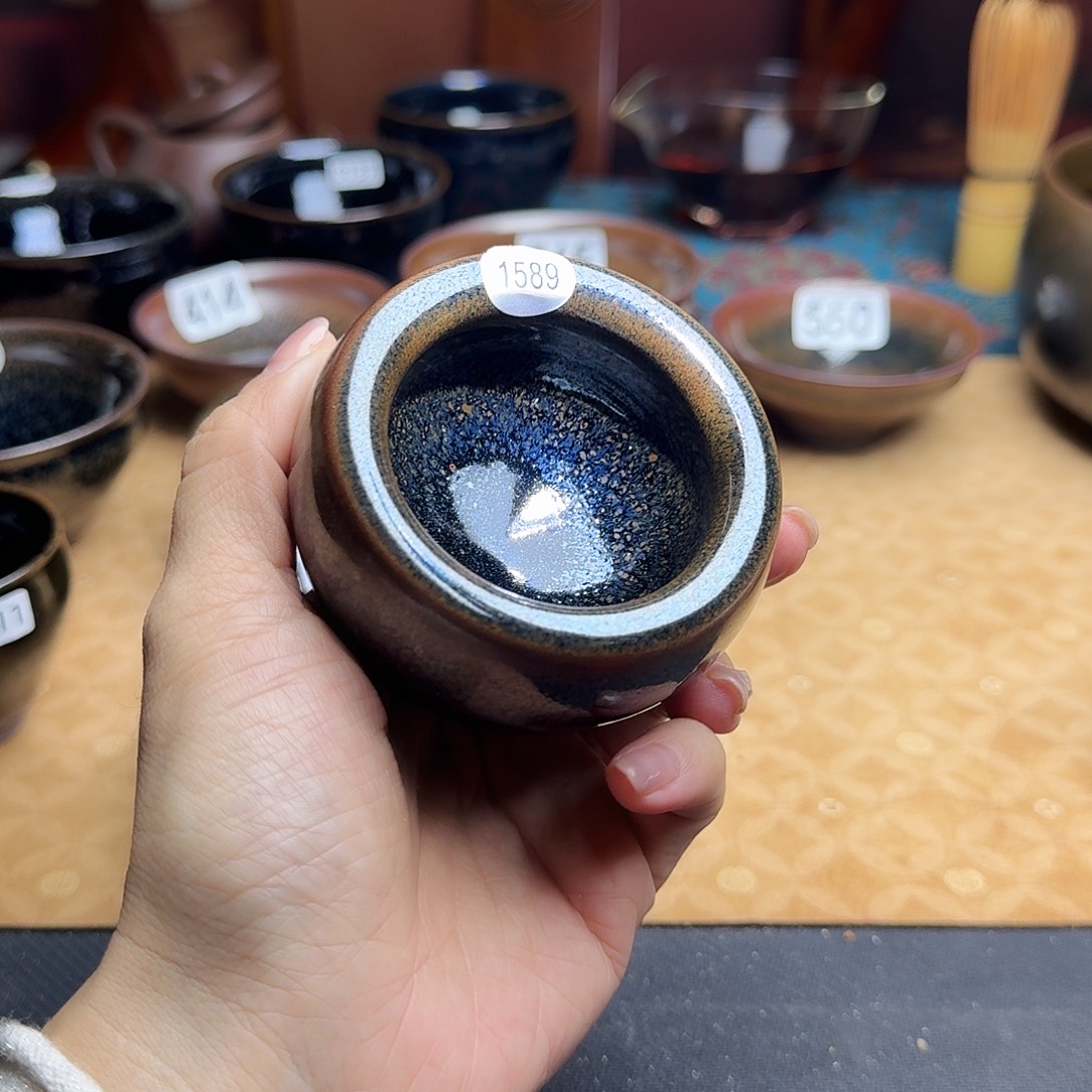 茶盏1589 柴烧手工主人杯