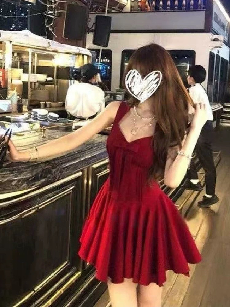 （直播间扣号链接）辣妹连衣裙