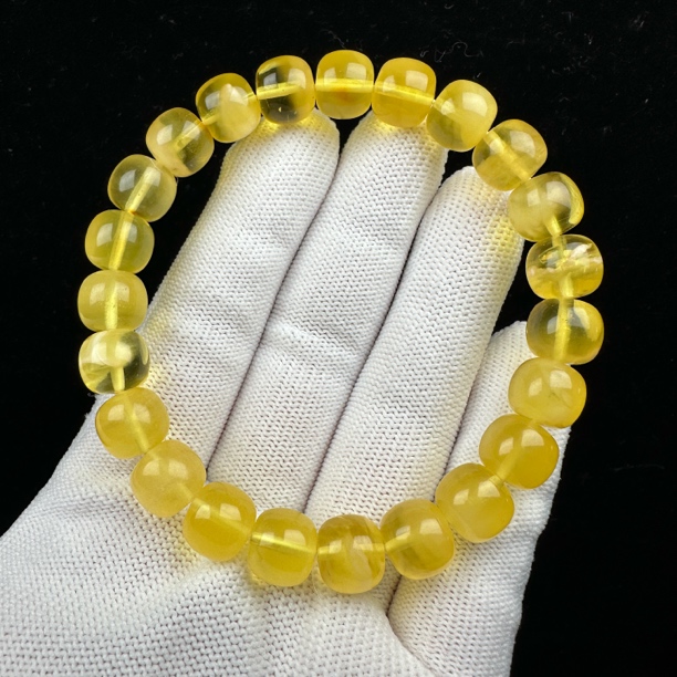 C1559天然原矿俄料蜜蜡 老型单圈10mm 支持复检 假一罚四