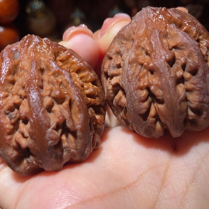 把件文玩核桃东北楸子小雪18