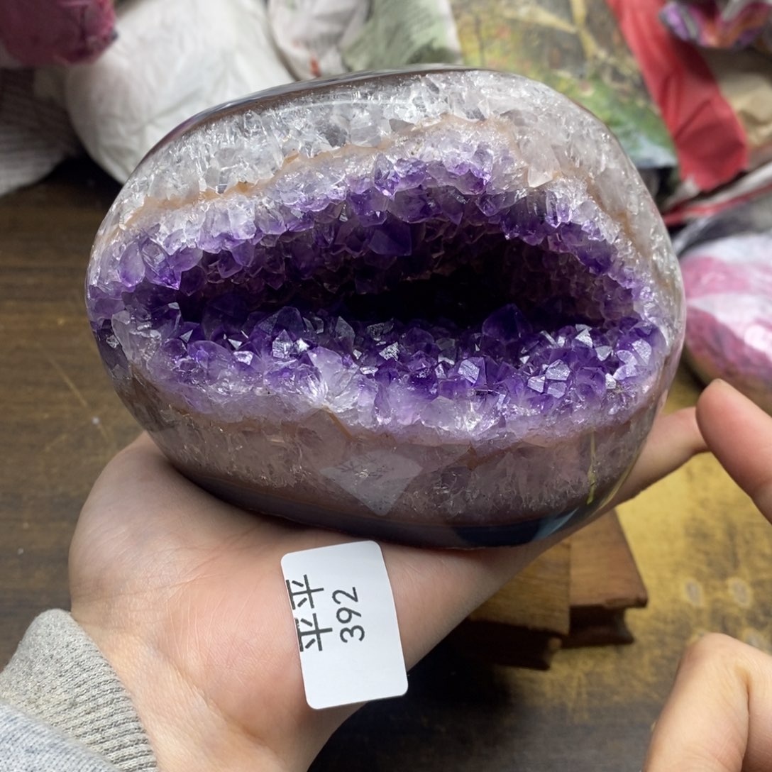 紫晶乌拉圭未镶嵌