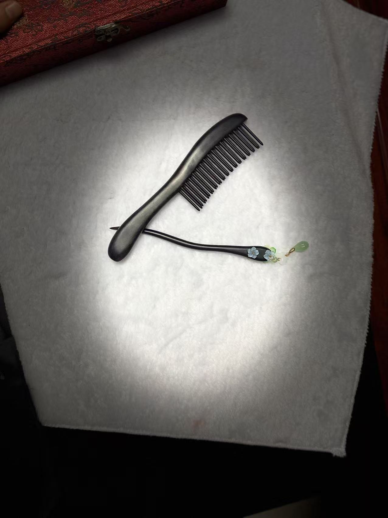 按摩梳子 羊角按摩梳梳头便携家用顺发防静电长柄