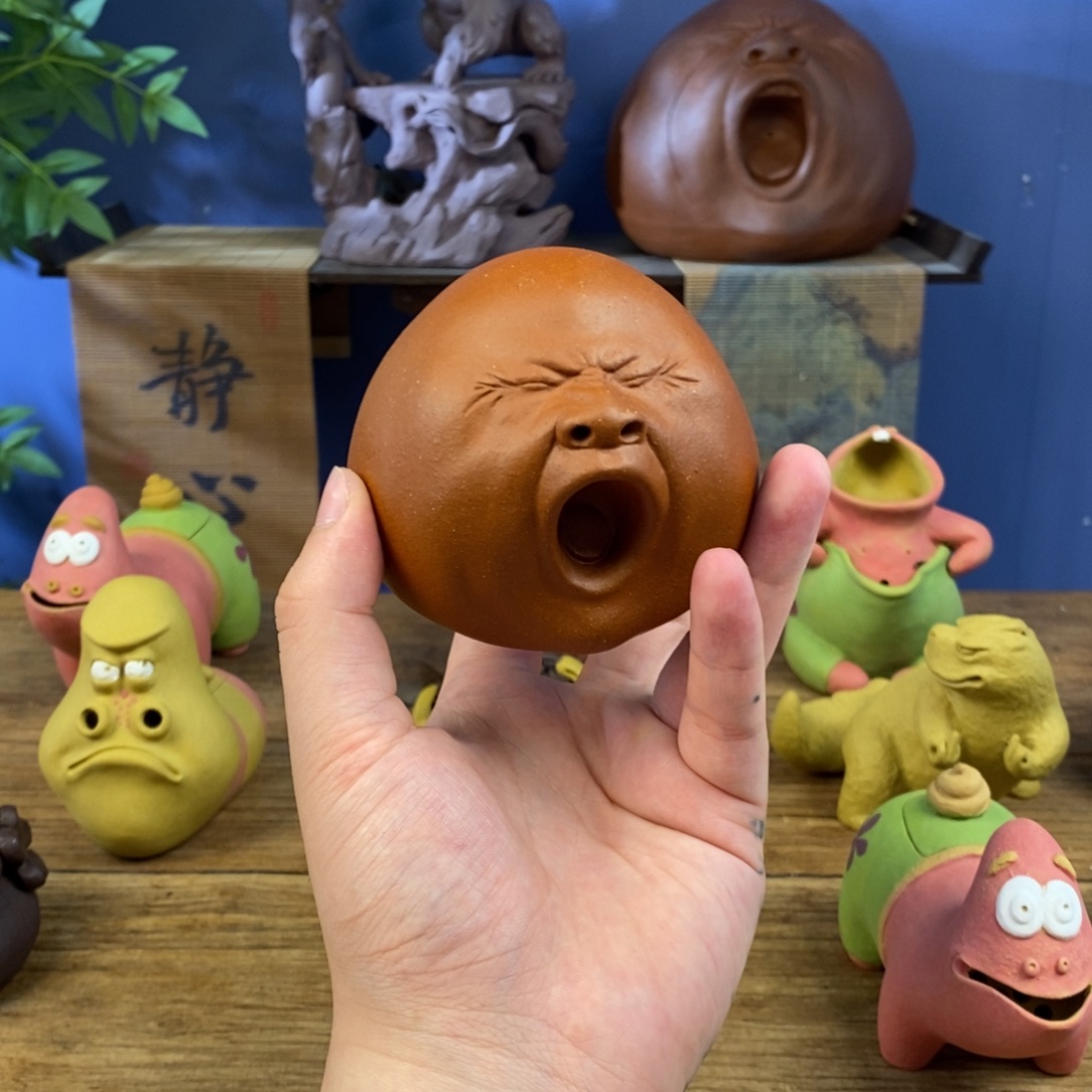 茶壶紫砂紫砂 哈欠哥