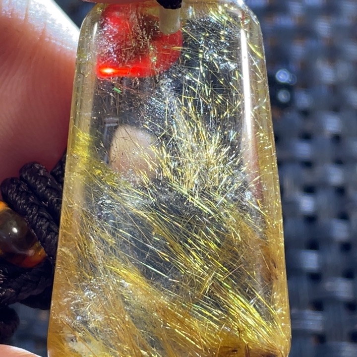 水晶吊坠(不含链)未镶嵌紫*