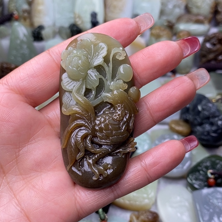 和田玉挂件未镶嵌