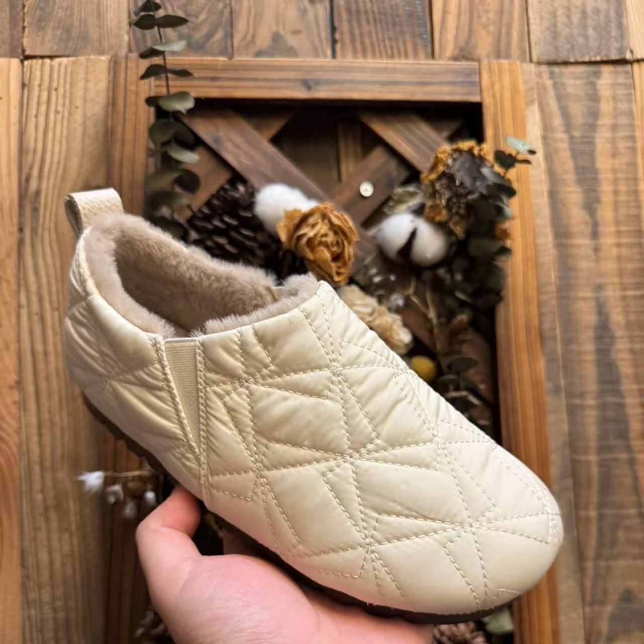 | 雪落无痕-低帮 | 2.5公分 真皮棉鞋女宇航低帮女雪地靴 645