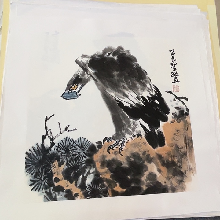 国画张圣敏先生纯手绘作品