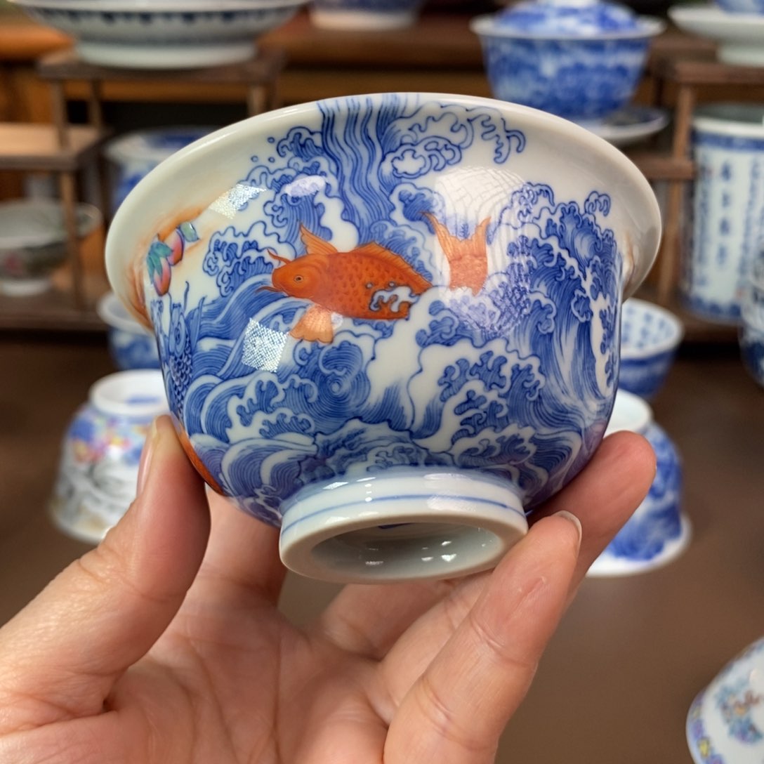 景德镇陶瓷手工手绘