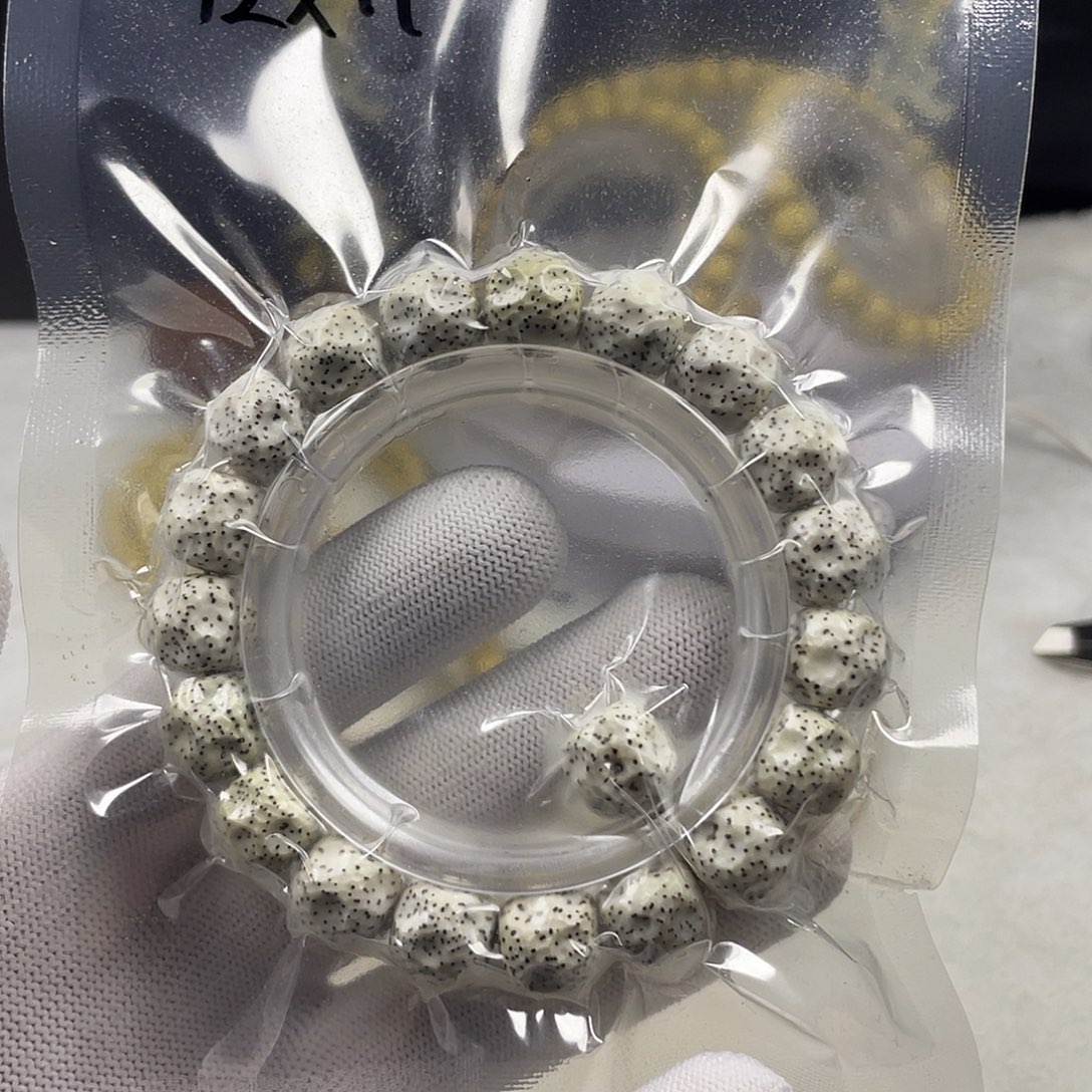 星月菩提手串原白手工无相12×11