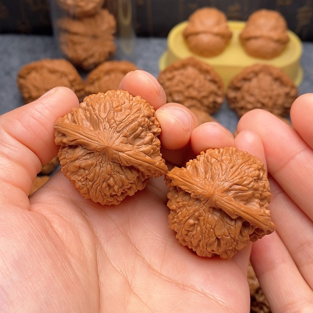 文玩核桃把件星星38尺