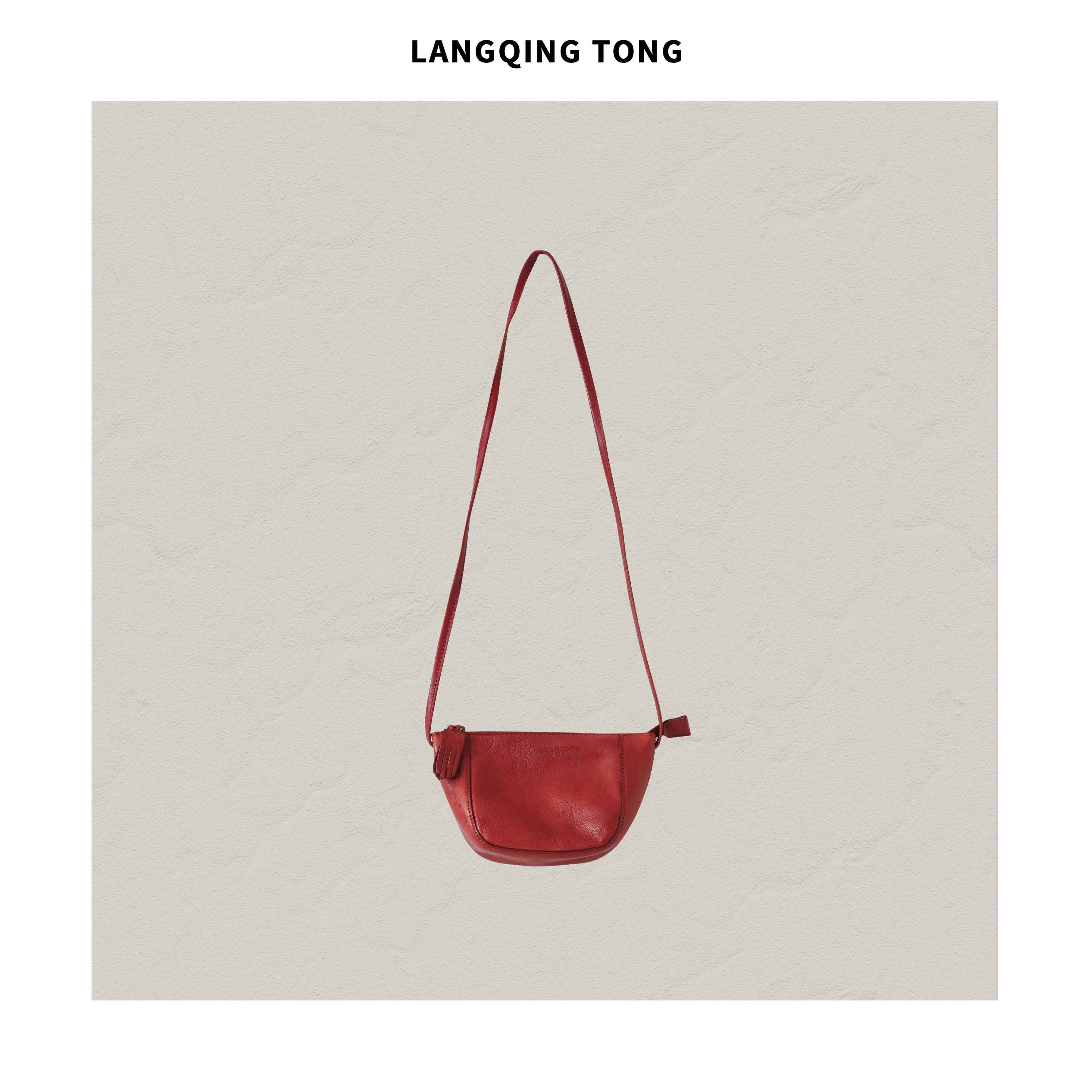浪清/女装推荐 红色时尚斜跨包41421#