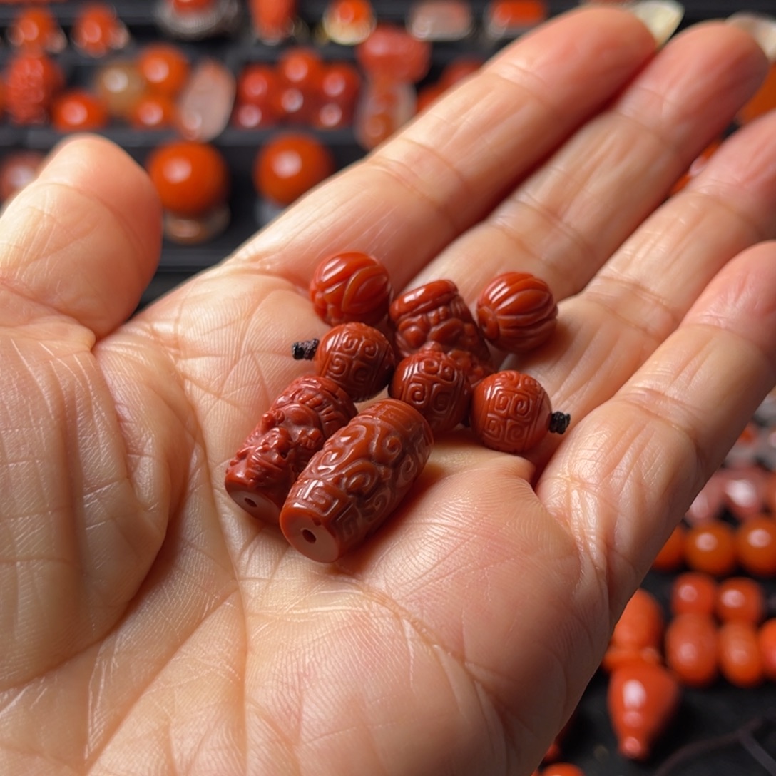 传***哥南红玛瑙未镶嵌套装