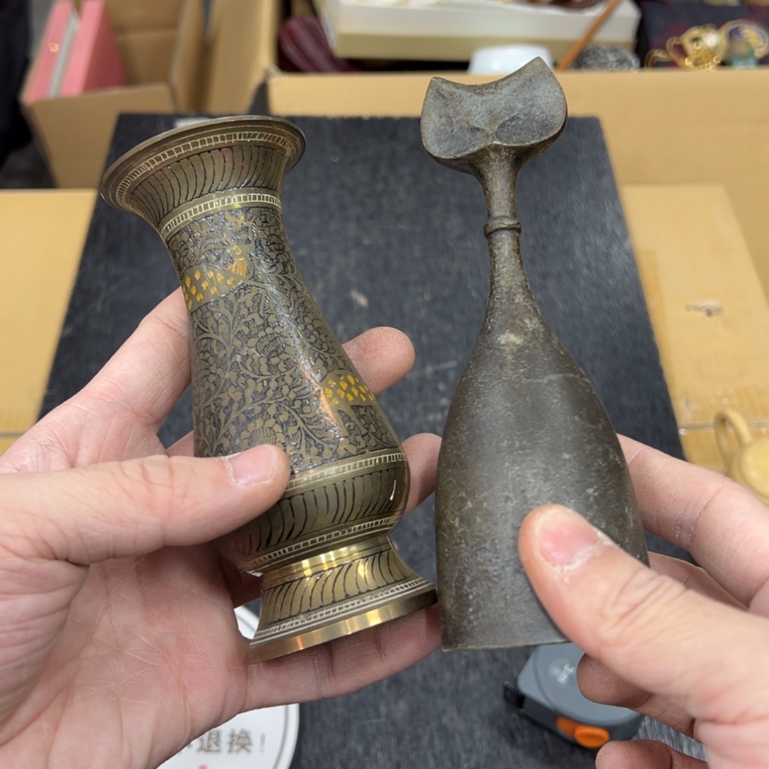铜中古工艺品摆件