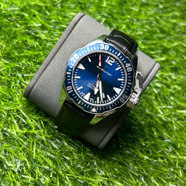 95新 Hamilton/汉米尔顿 汉米尔顿卡其海军自动机械表径41