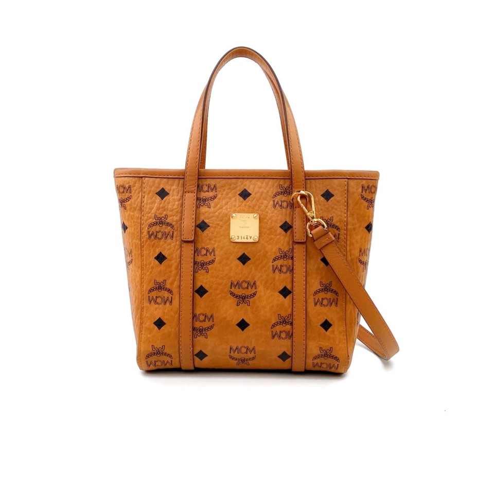 99新 MCM 干邑色菜篮子