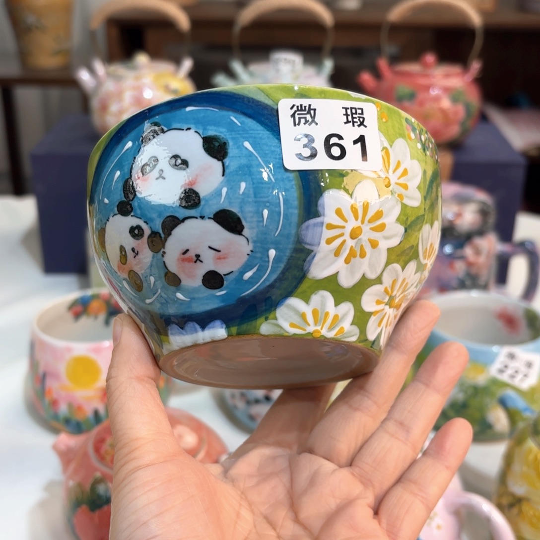 h****景德镇手绘高温釉下彩陶瓷茶具