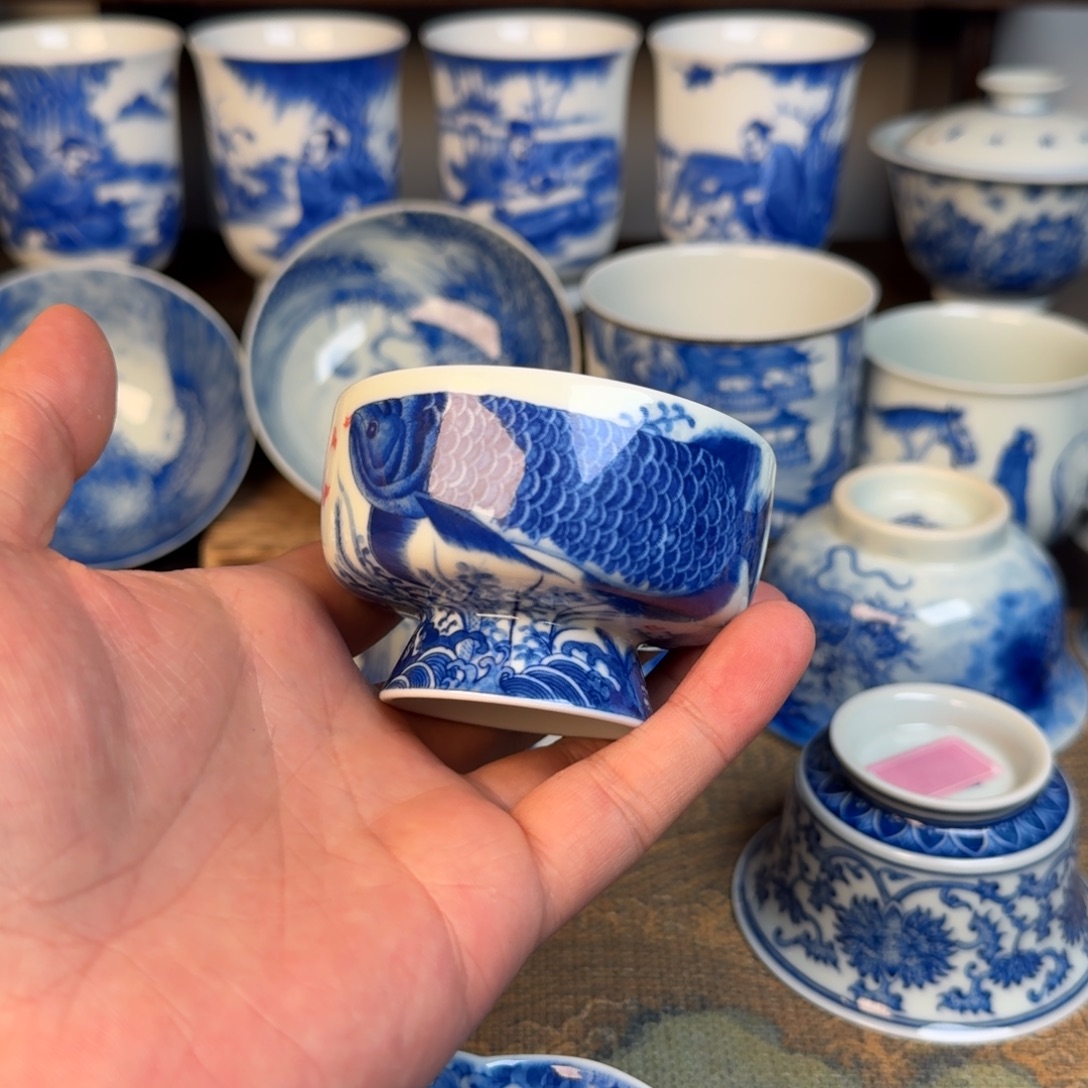 幕***茶景德镇手工手绘茶器