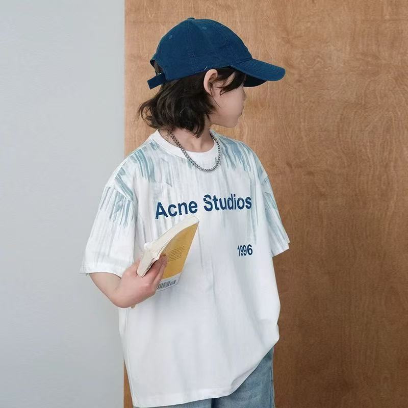 【100%纯棉】儿童T恤短袖2025年夏季新款中大童男童夏款男孩半袖潮T