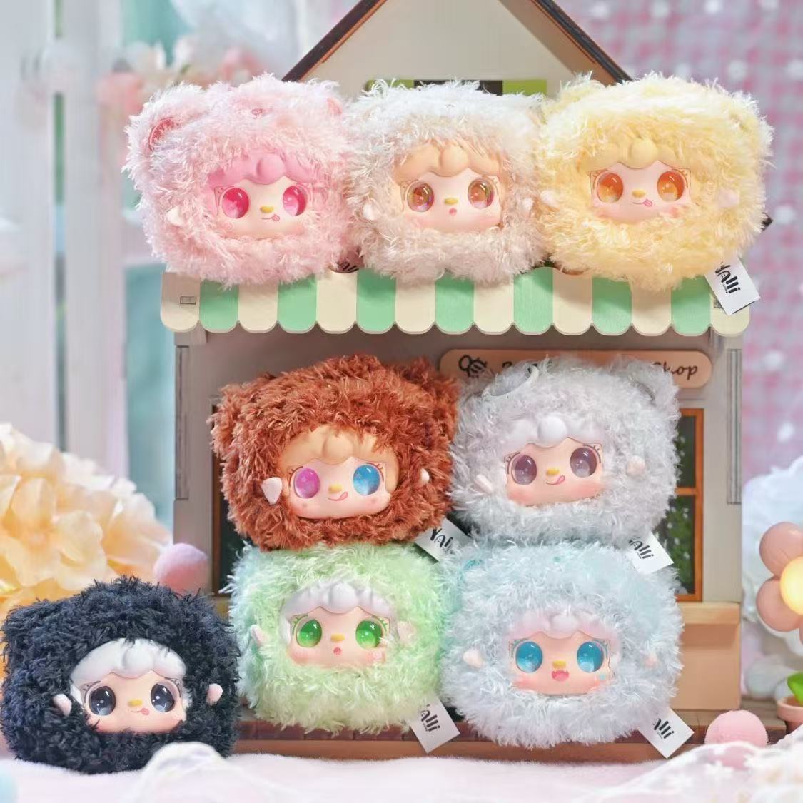 【正版整端】氧氧九代团一团小熊毛绒带挂件盲盒摆件带香味背包挂饰