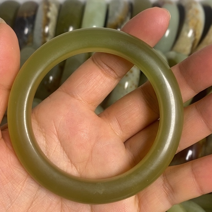 蛇纹石玉合金手镯