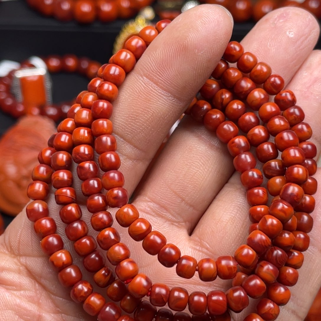 南红玛瑙珠宝奇石未镶嵌多圈5