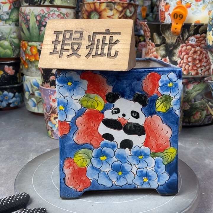 红陶景德镇艺术手绘作品