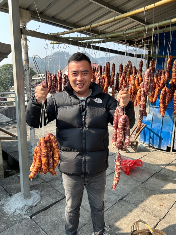 湘西农家土猪肉原味香肠