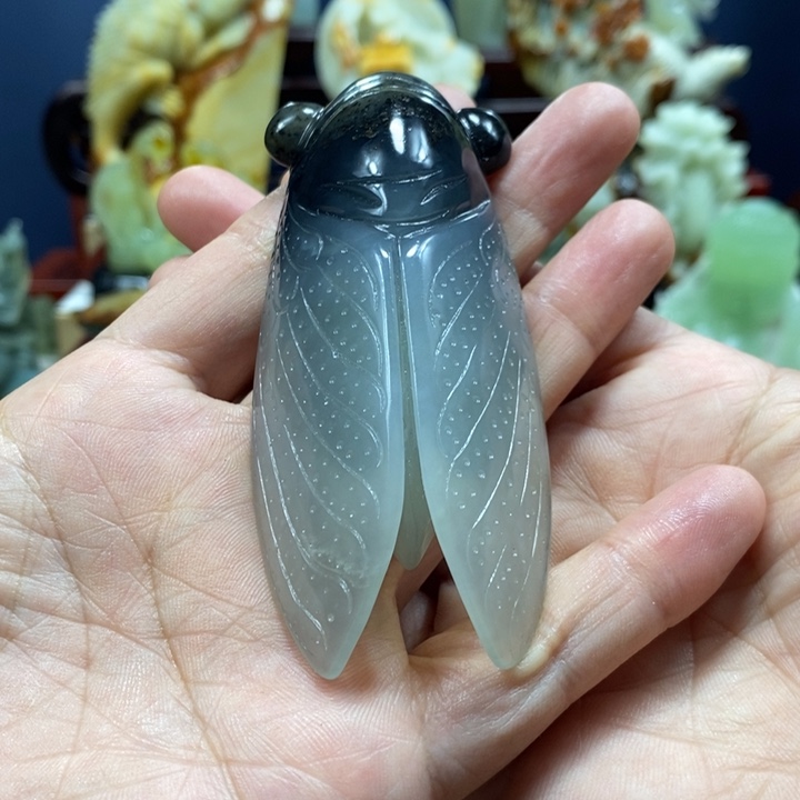 未镶嵌蛇纹石玉珠宝奇石静*澤