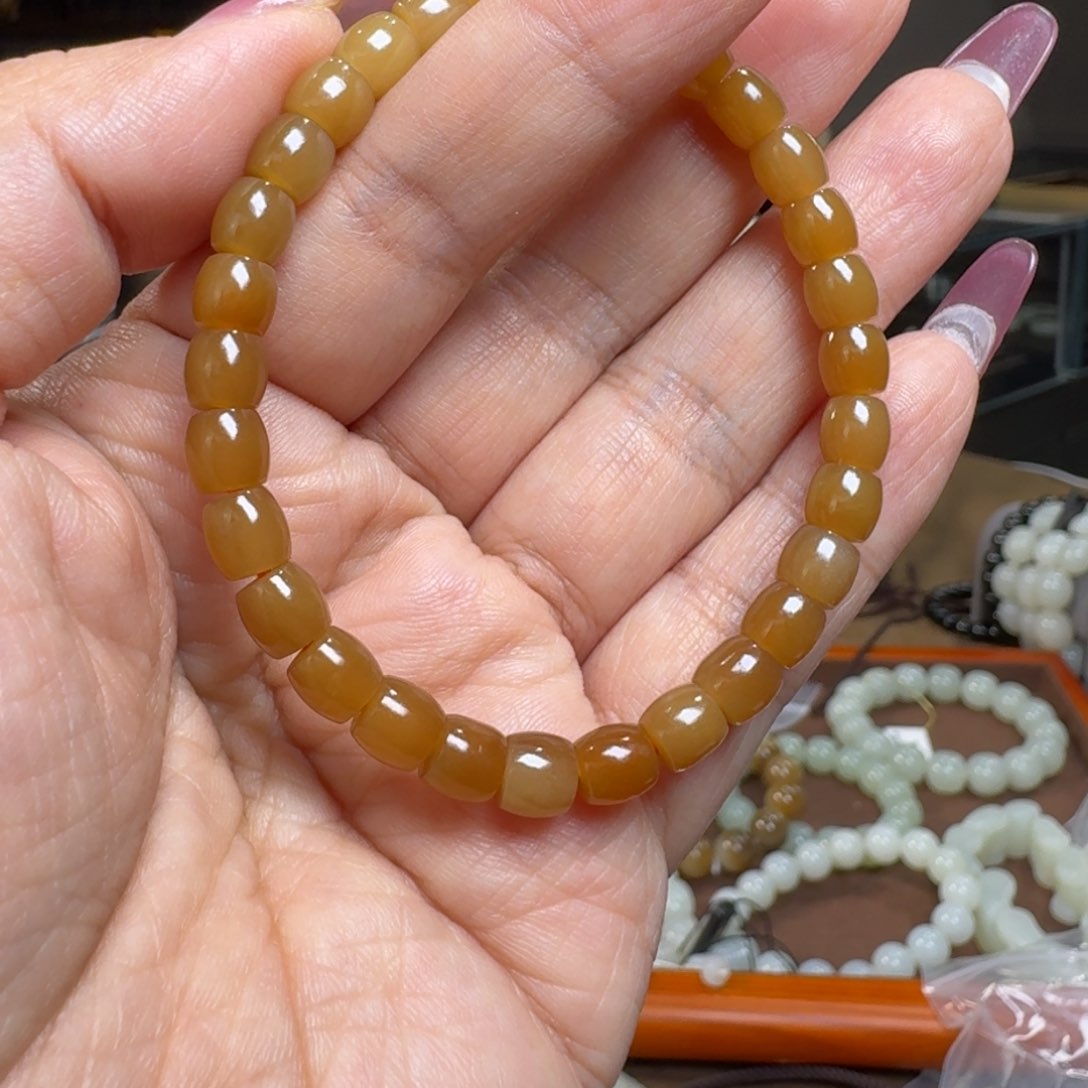 和田玉手链未镶嵌