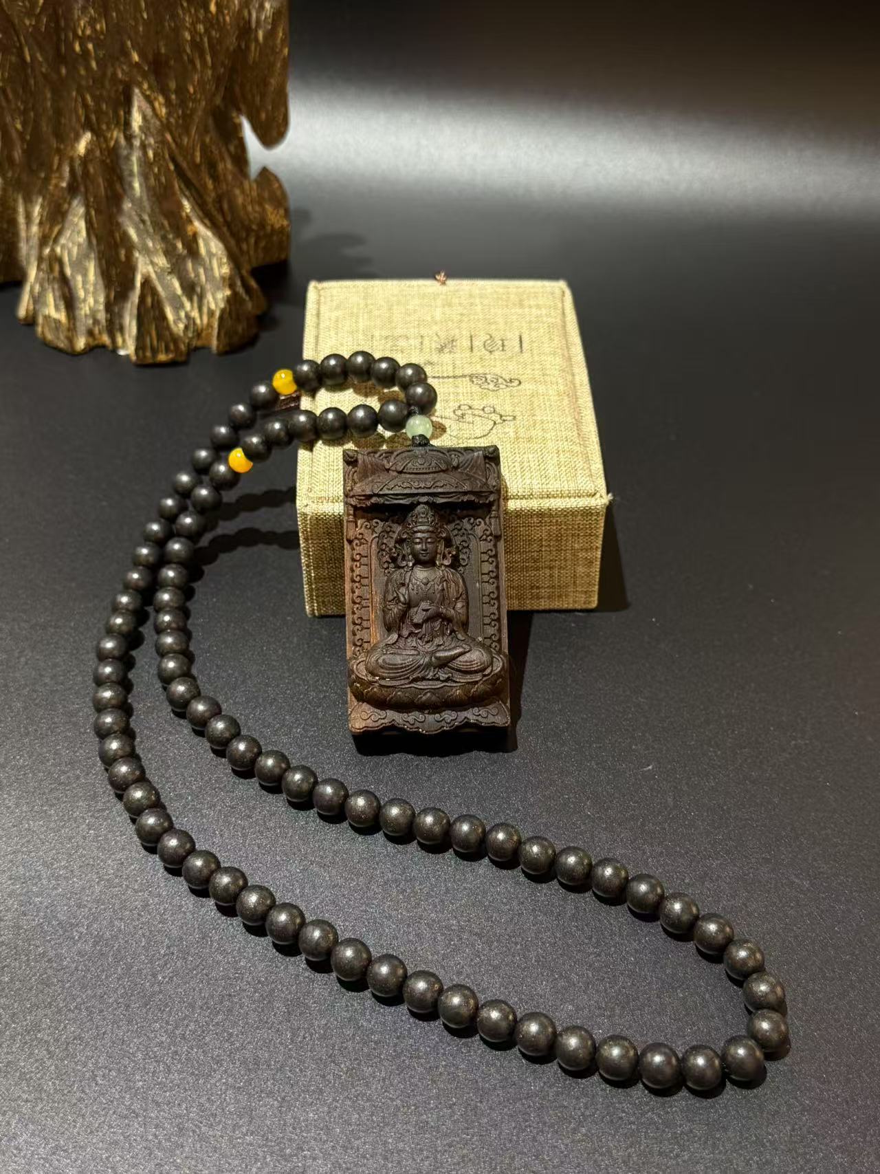 安东严选+文殊菩萨 合香珠项链    （赠二瓶洗发水）