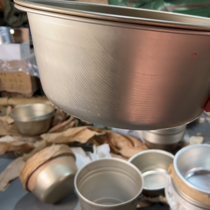 厚款铝合金盆3个34cm