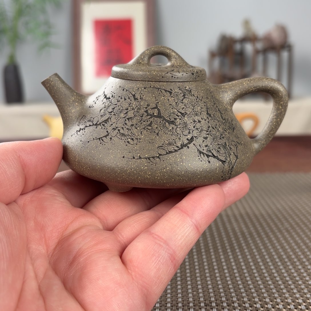 紫砂茶壶黄龙山原矿紫砂壶200