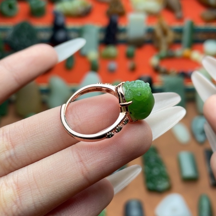 【闪购商品】和田玉颈饰未镶嵌竹**雨