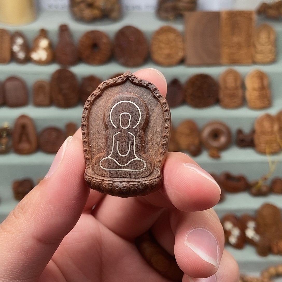 檀香木无事牌嘿***伙全品福利