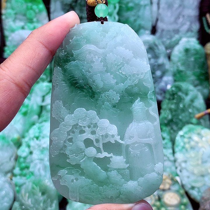 翡翠吊坠(不含链)未镶嵌