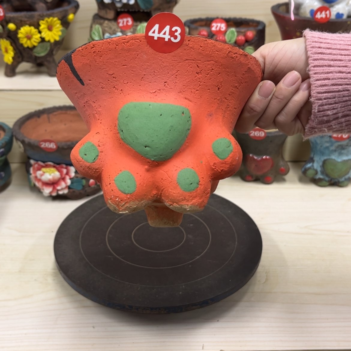 【闪购商品】紫砂花盆443福利号内口14外高12