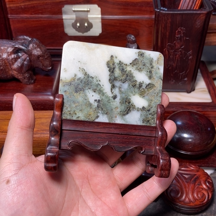 檀香紫檀（小叶紫檀）砚屏