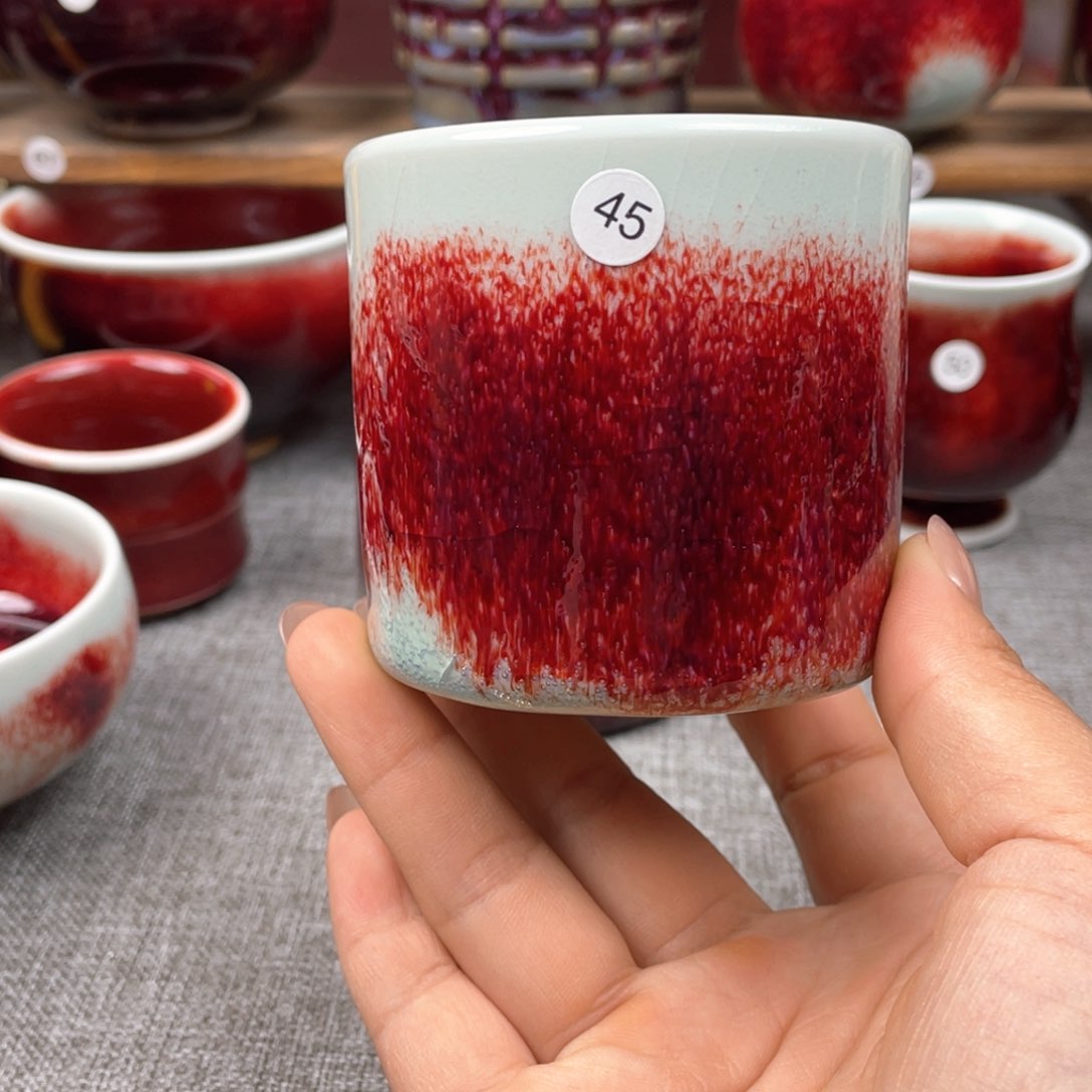瓷片纯手工制作……微微瑕