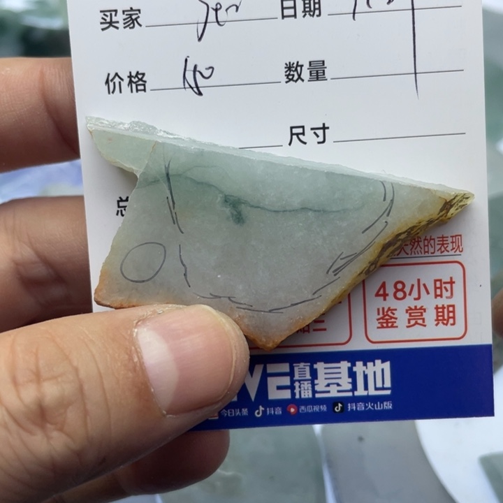 J***❀翡翠未镶嵌颈饰6568