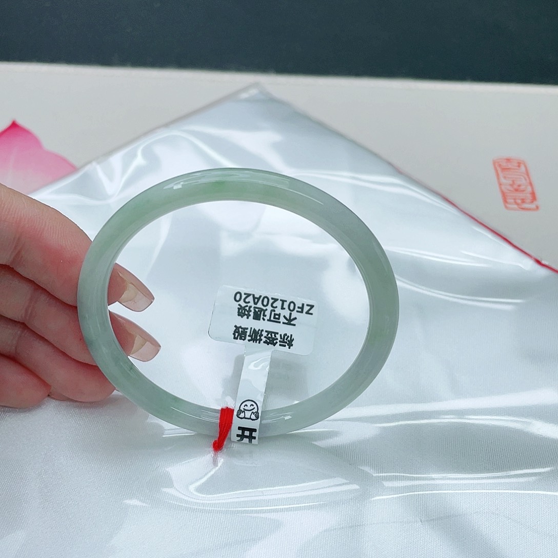 翡翠手镯未镶嵌圆54.2
