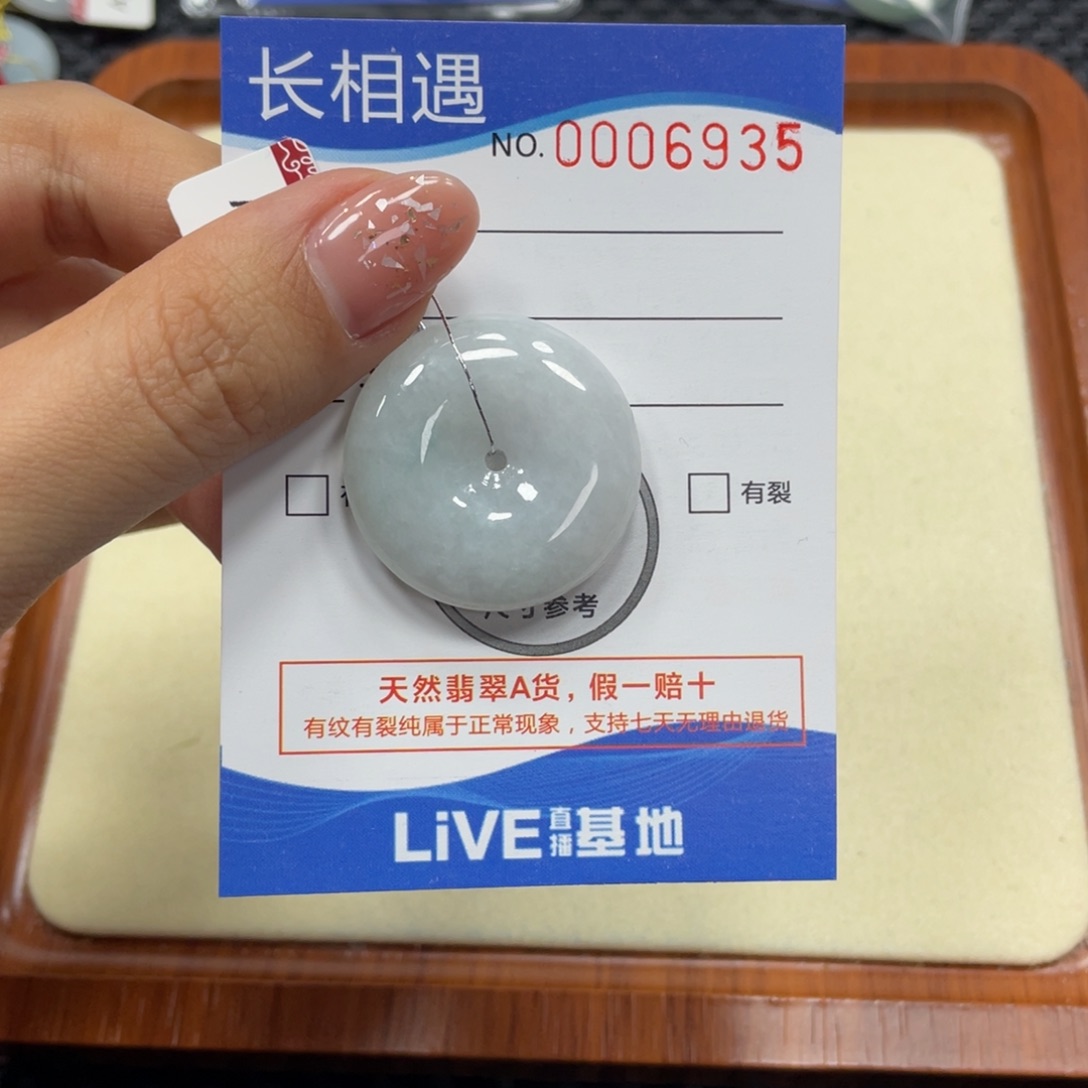 翡翠颈饰未镶嵌翡翠吊坠x 6935