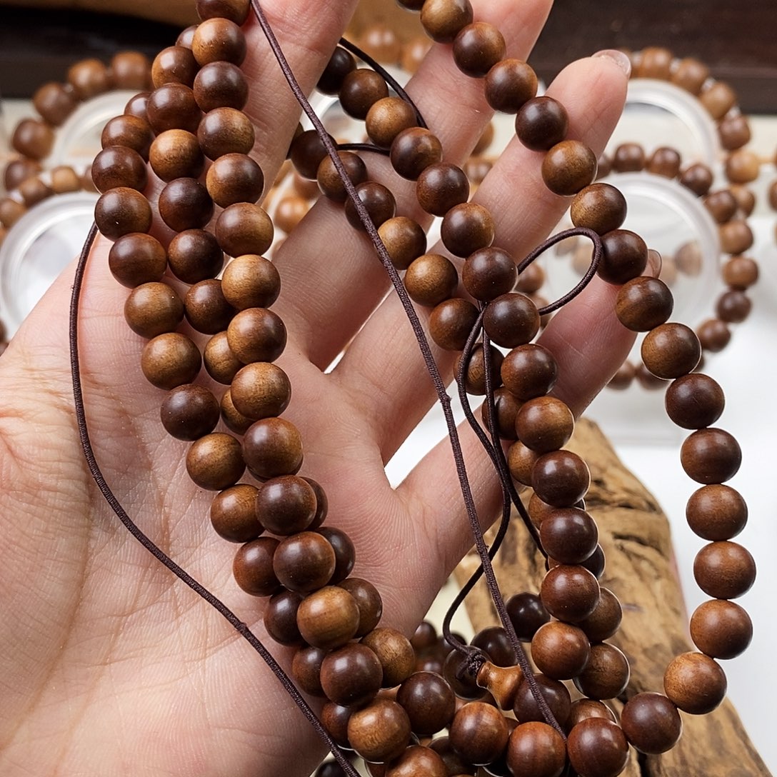 观***兵檀香木无事牌0.8*108沉水百年