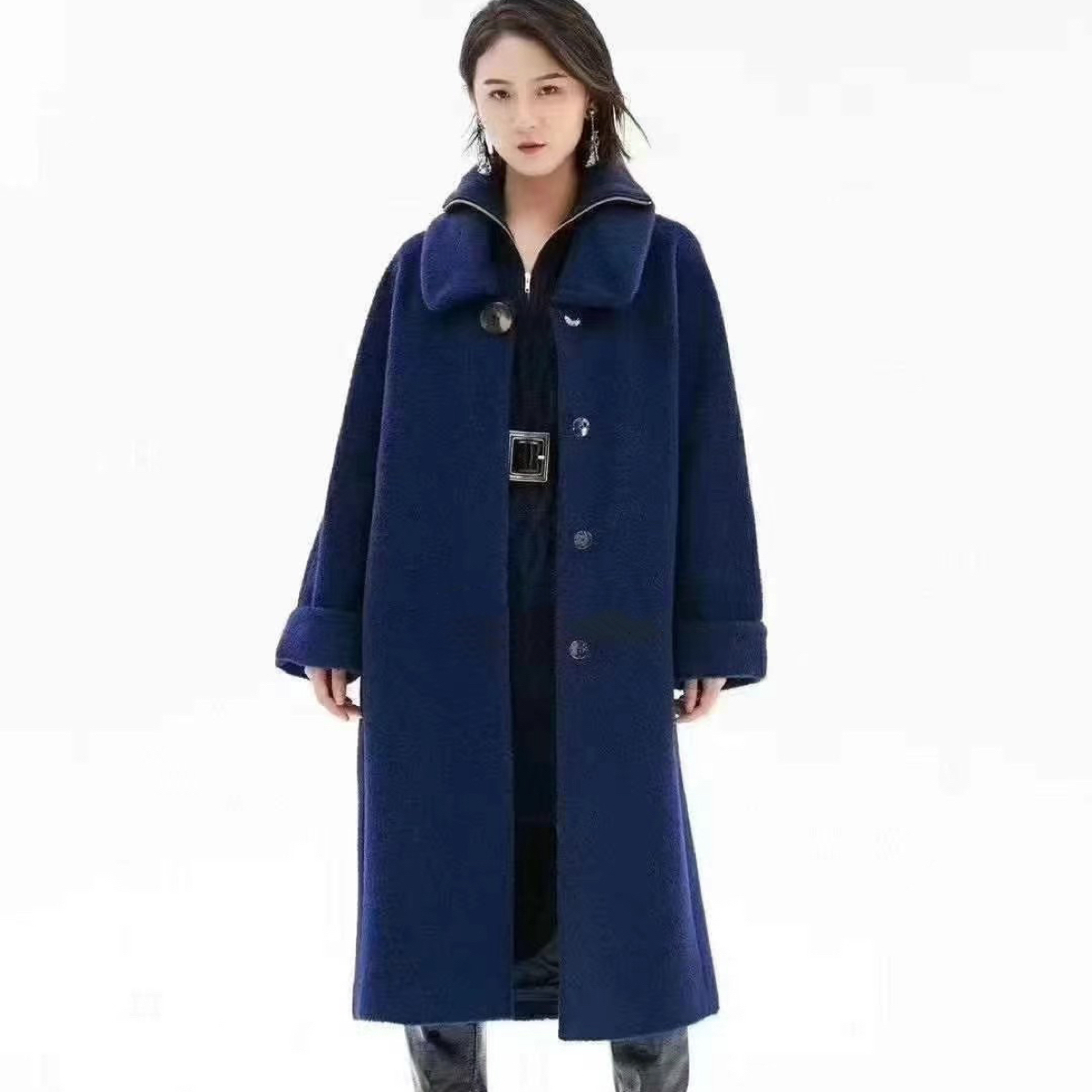 不支持退换 1400188 时尚简约毛毛大衣