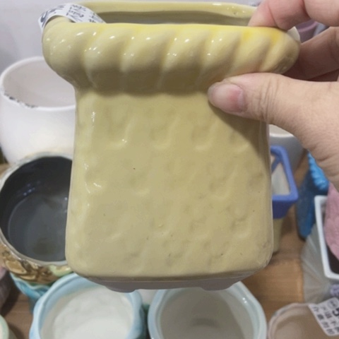 红陶陶瓷多肉花盆